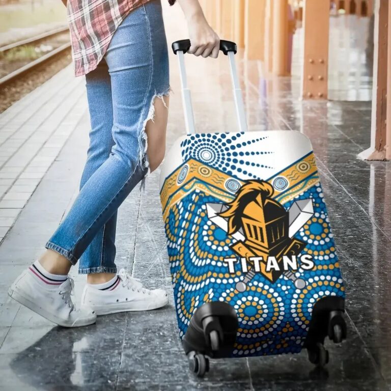 NRL Titans Knight Luggage Covers Gold Coast K13