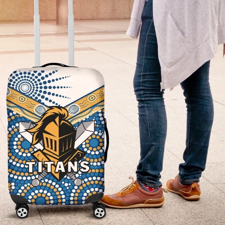 NRL Titans Knight Luggage Covers Gold Coast K13