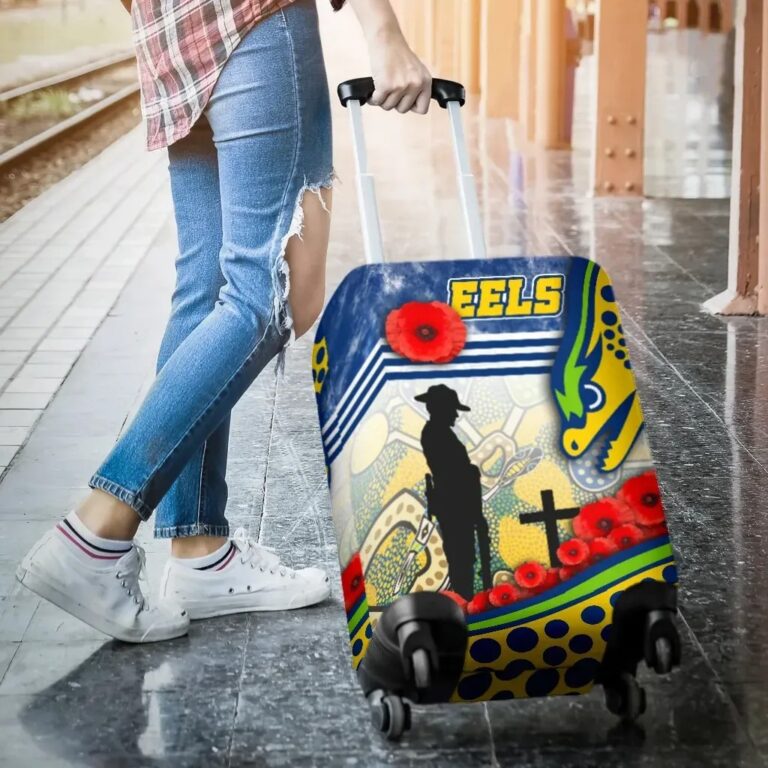 NRL Eels Rugby Luggage Covers Indigenous Anzac Day TH12