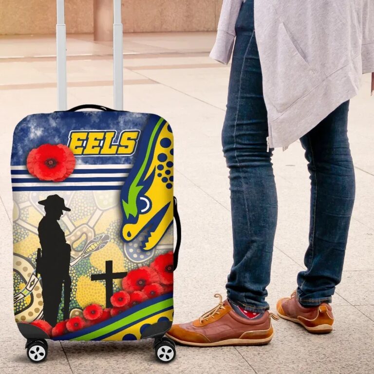 NRL Eels Rugby Luggage Covers Indigenous Anzac Day TH12