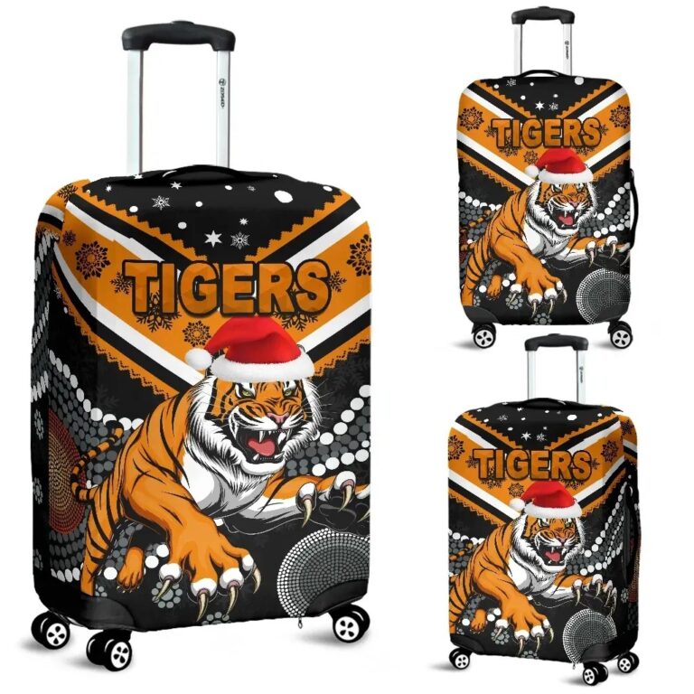 NRL Wests Christmas Luggage Covers Tigers Indigenous K8