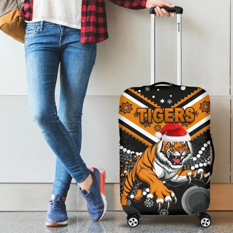 NRL Wests Christmas Luggage Covers Tigers Indigenous K8