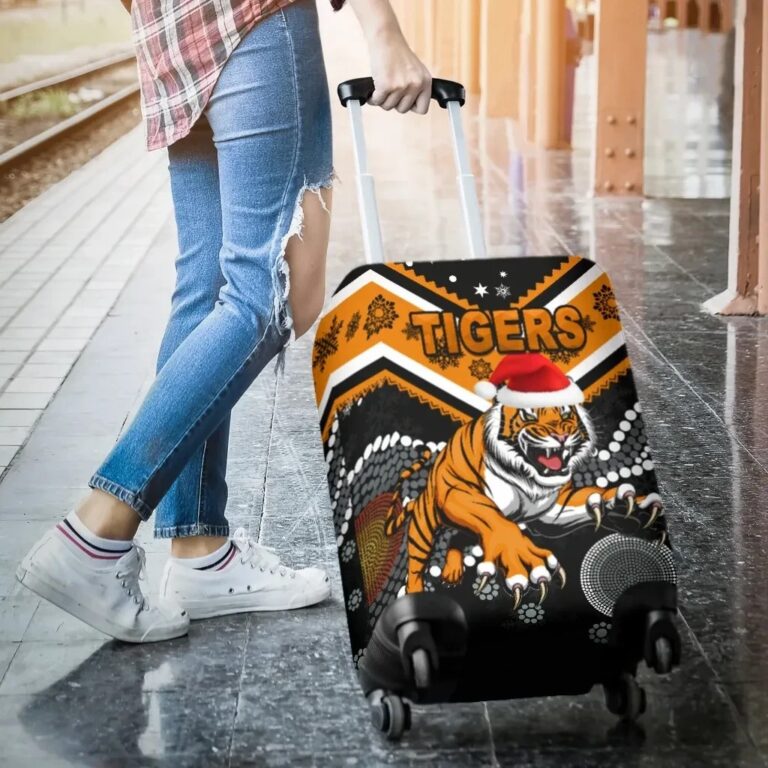 NRL Wests Christmas Luggage Covers Tigers Indigenous K8