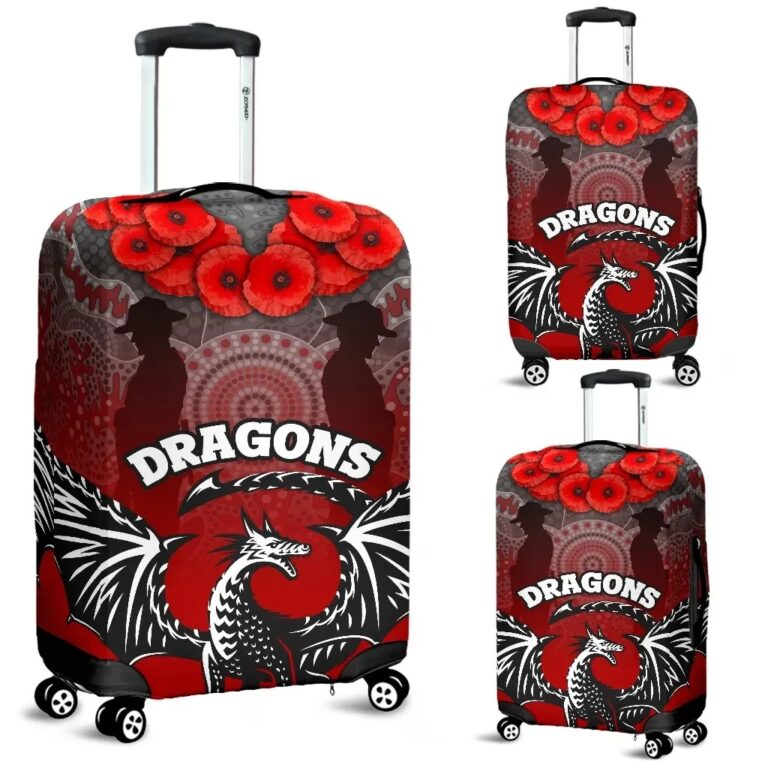 NRL Dragons Luggage Covers St. George Anzac Day TH12