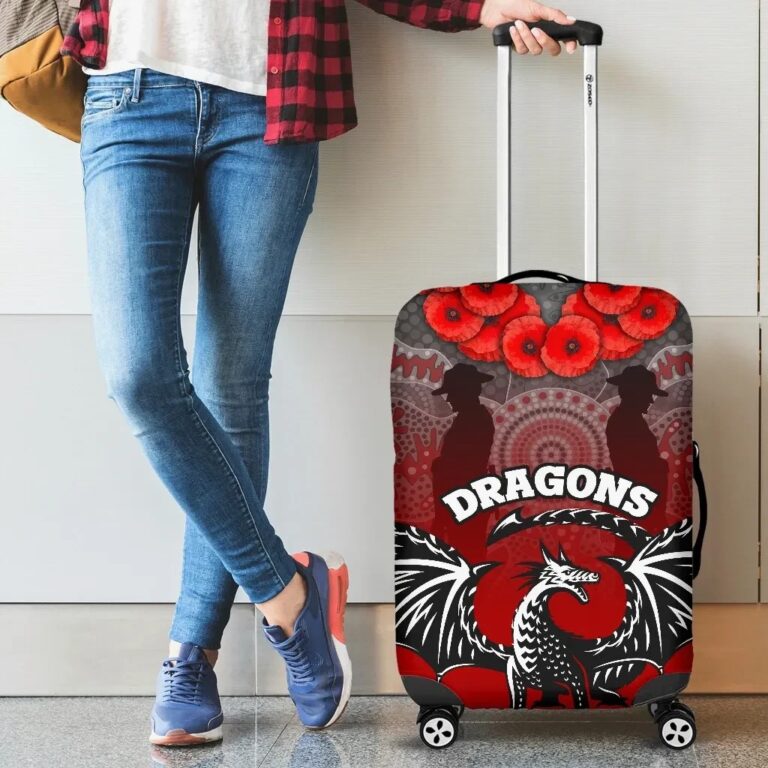 NRL Dragons Luggage Covers St. George Anzac Day TH12