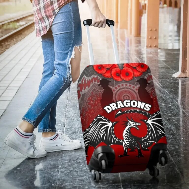 NRL Dragons Luggage Covers St. George Anzac Day TH12