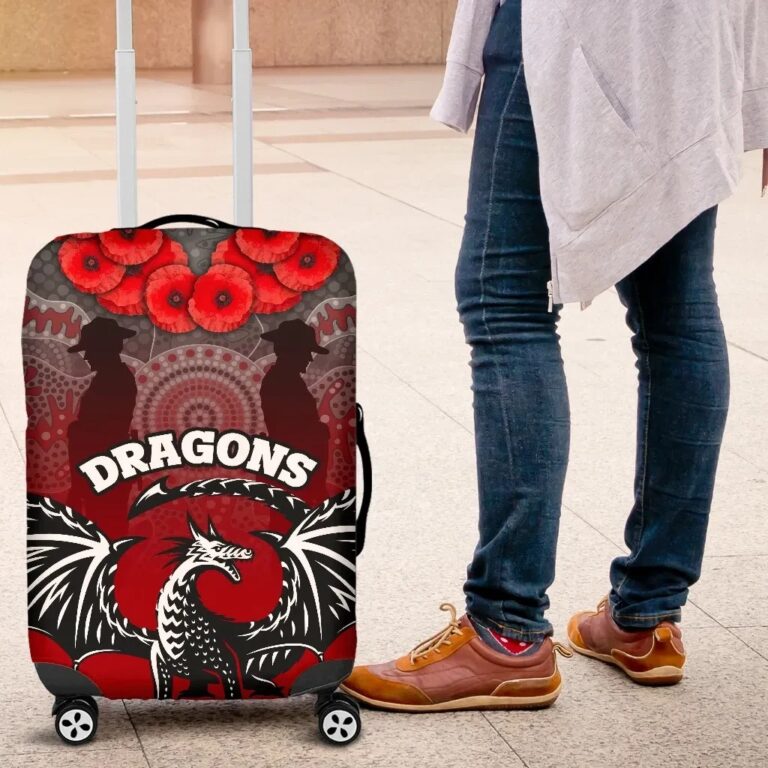 NRL Dragons Luggage Covers St. George Anzac Day TH12
