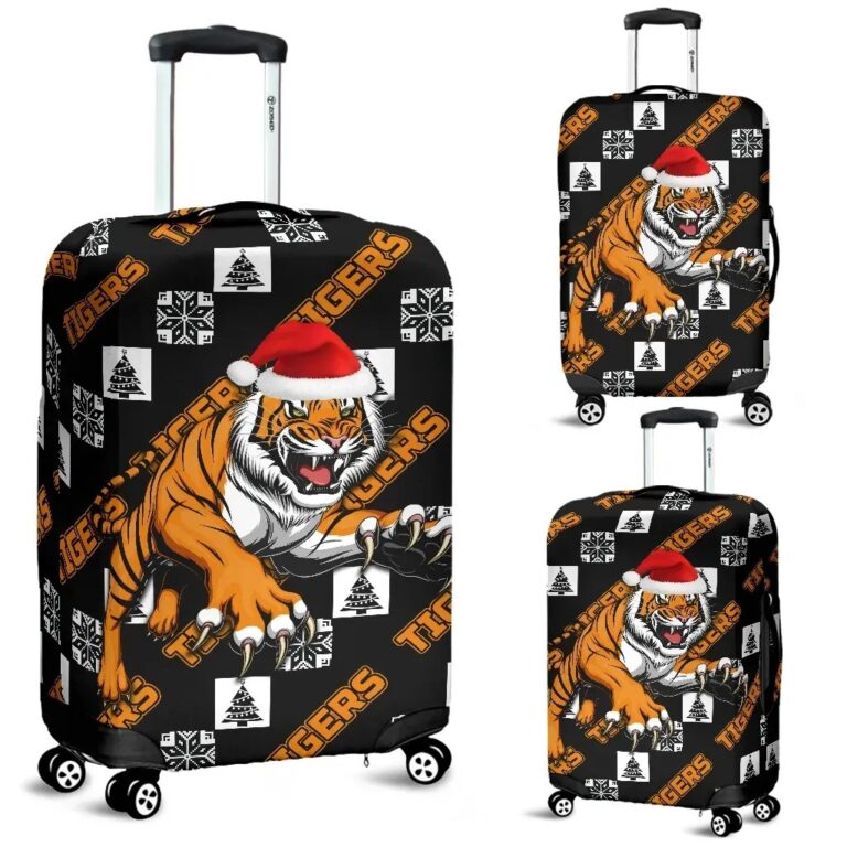 NRL Wests Christmas Luggage Covers Tigers Fancy K8