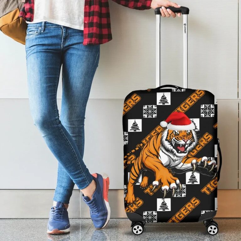 NRL Wests Christmas Luggage Covers Tigers Fancy K8