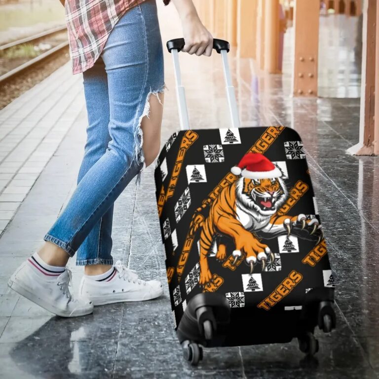NRL Wests Christmas Luggage Covers Tigers Fancy K8