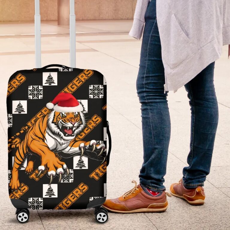NRL Wests Christmas Luggage Covers Tigers Fancy K8