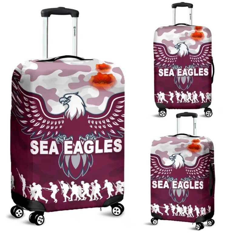 NRL Manly Warringah Luggage Covers Sea Eagles Anzac Day Camouflage Vibes K8