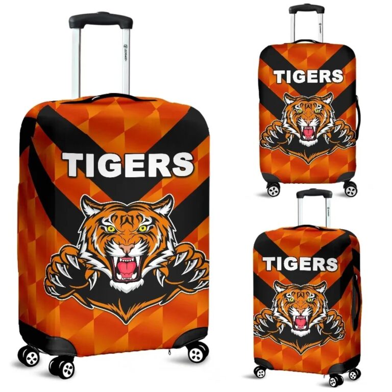 NRL Balmain Luggage Covers Tigers Orange Vibes No.2 K8