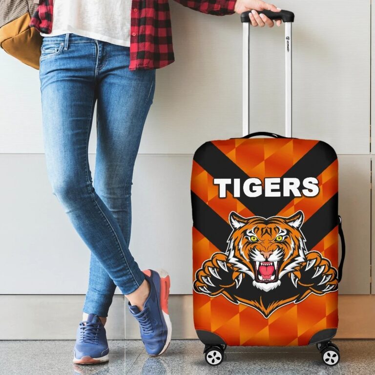 NRL Balmain Luggage Covers Tigers Orange Vibes No.2 K8