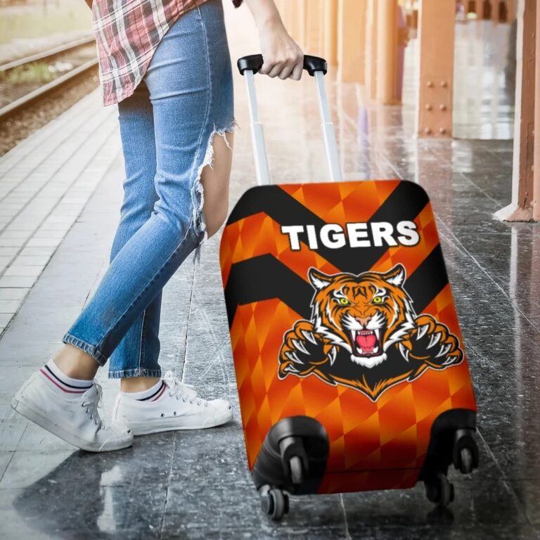 NRL Balmain Luggage Covers Tigers Orange Vibes No.2 K8