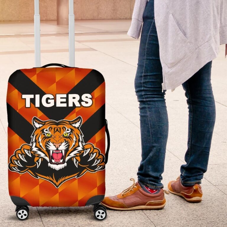 NRL Balmain Luggage Covers Tigers Orange Vibes No.2 K8
