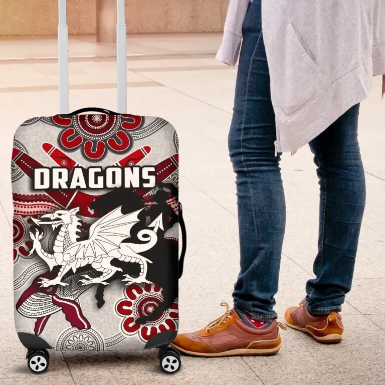 NRL Dragons Luggage Covers St. George Indigenous White K4