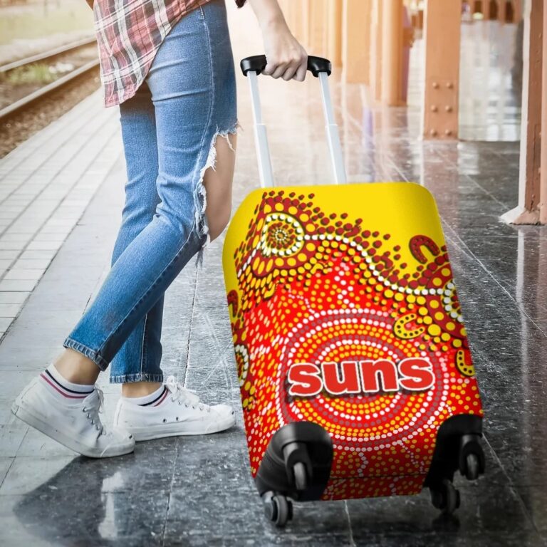 AFL Gold Coast Suns Luggage Covers Sun Aboriginal TH4