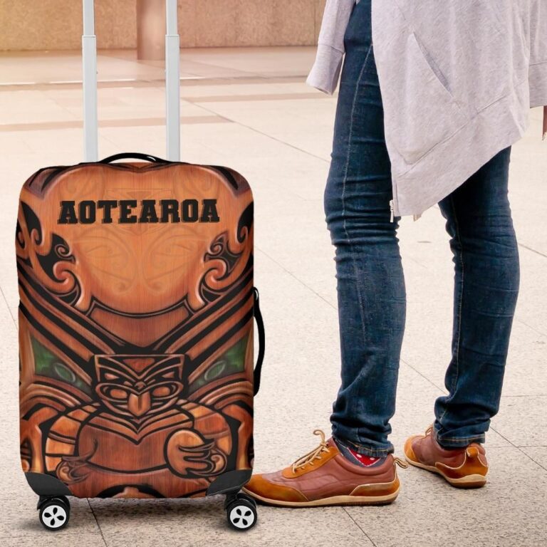 NRL New Zealand Warriors Rugby Luggage Cover, Aotearoa Suitcase Covers K4