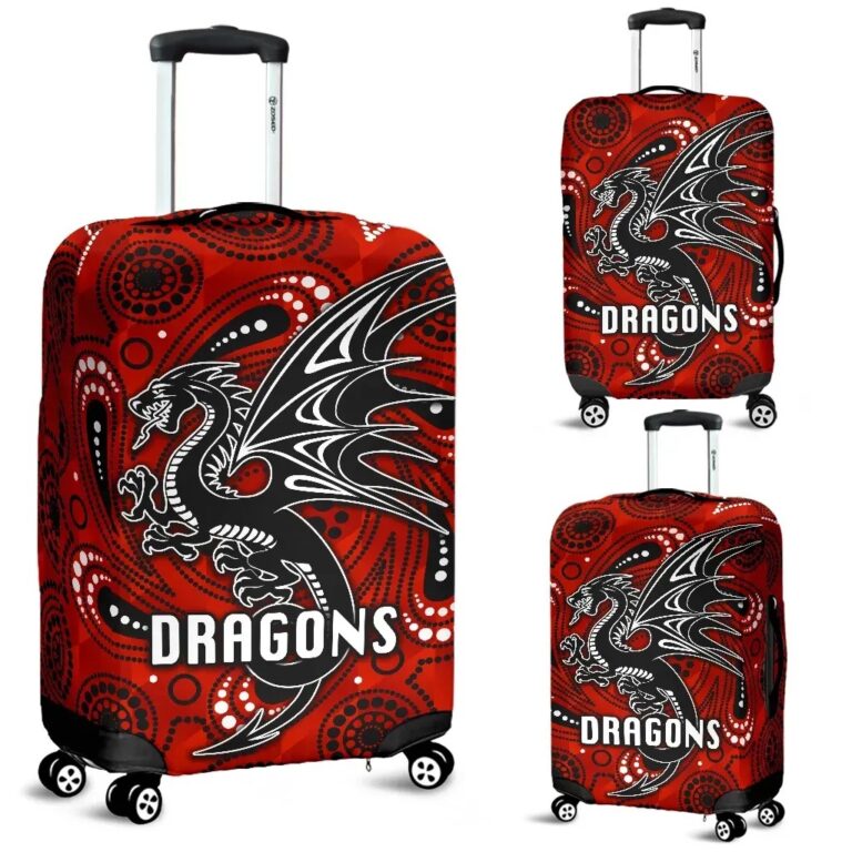 NRL St. George Dragons Luggage Covers Simple Indigenous K8
