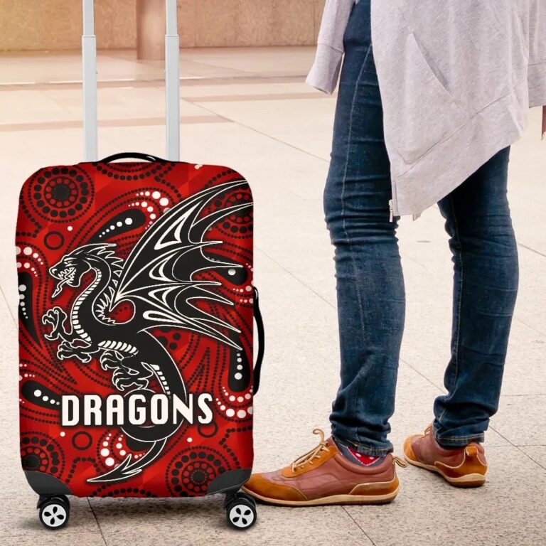 NRL St. George Dragons Luggage Covers Simple Indigenous K8
