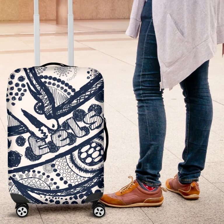 NRL Eels Rugby Luggage Covers Line Art Special Version TH12