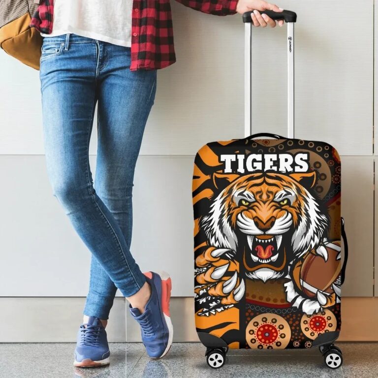 NRL Tigers Luggage Covers Wests Tiger Skin Style TH12