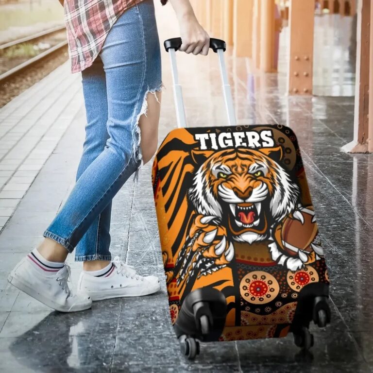 NRL Tigers Luggage Covers Wests Tiger Skin Style TH12