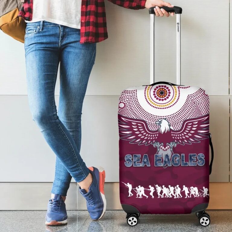 NRL Manly Warringah Luggage Covers Sea Eagles Anzac Day Indigenous K8