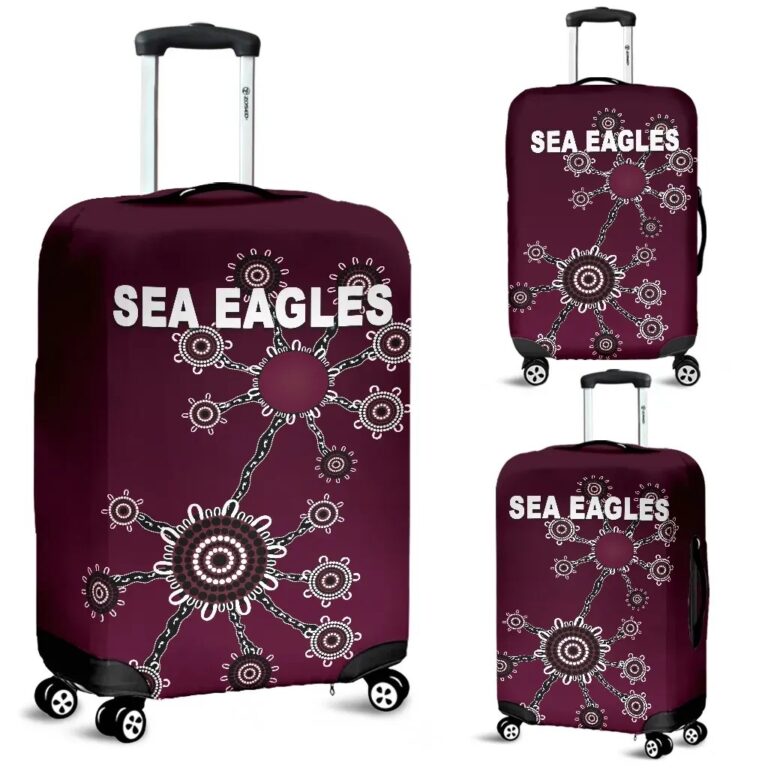 NRL Warringah Luggage Covers Sea Eagles Simple Indigenous K8