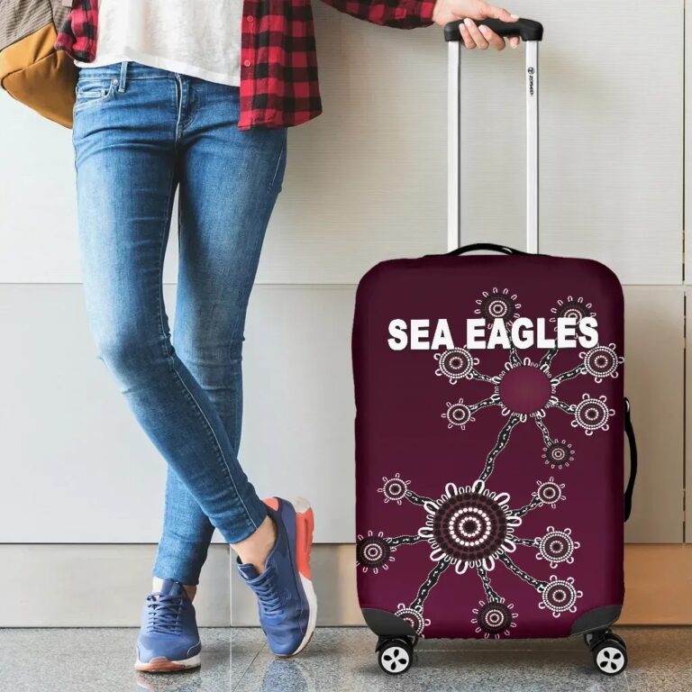 NRL Warringah Luggage Covers Sea Eagles Simple Indigenous K8