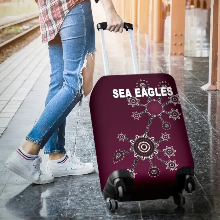 NRL Warringah Luggage Covers Sea Eagles Simple Indigenous K8