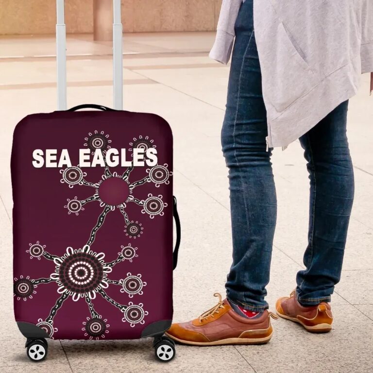 NRL Warringah Luggage Covers Sea Eagles Simple Indigenous K8