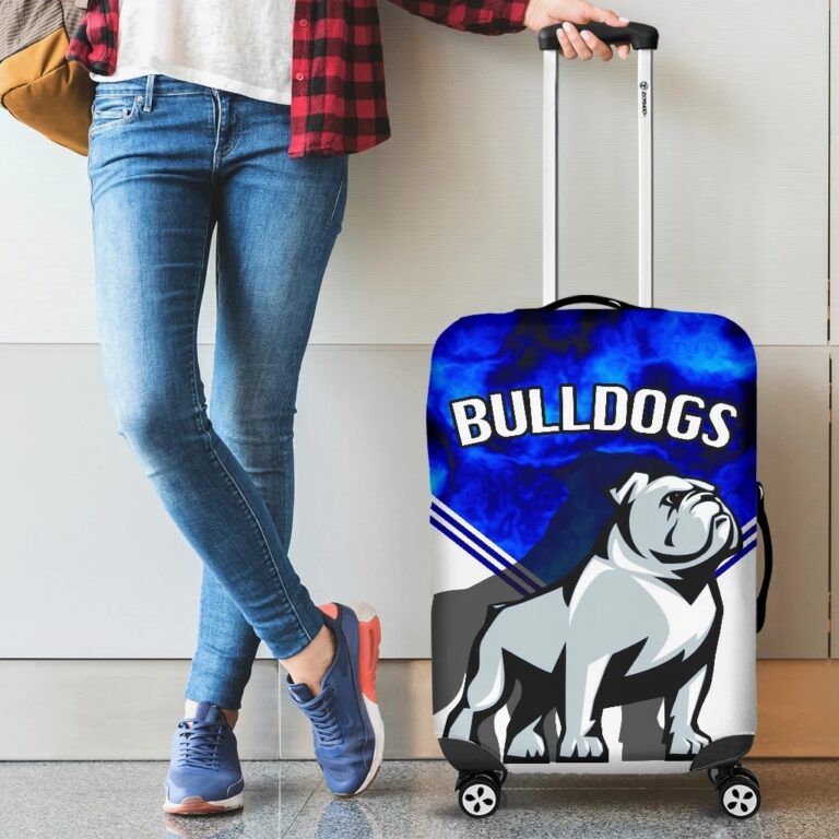 NRL Bulldogs Luggage Covers TH4