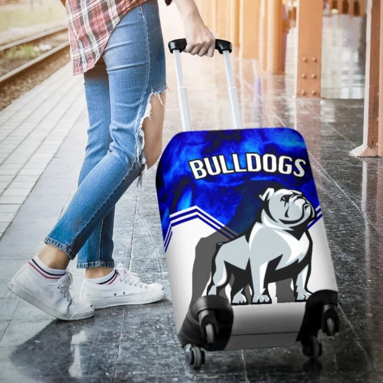NRL Bulldogs Luggage Covers TH4