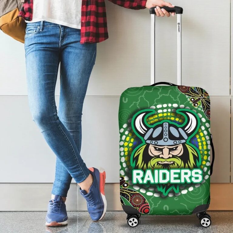 NRL Raiders Luggage Covers Aboriginal TH4