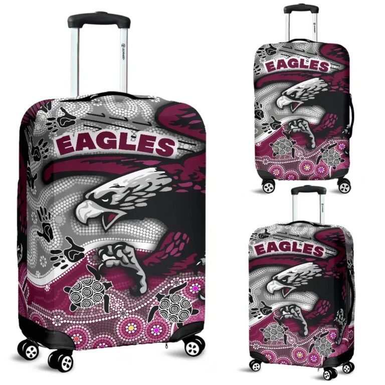 NRL Sea Eagles Luggage Covers Aboriginal style TH12