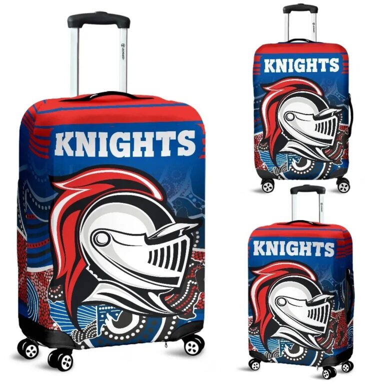 NRL Knights Luggage Covers Newcastle Aboriginal Horizontal Style TH12