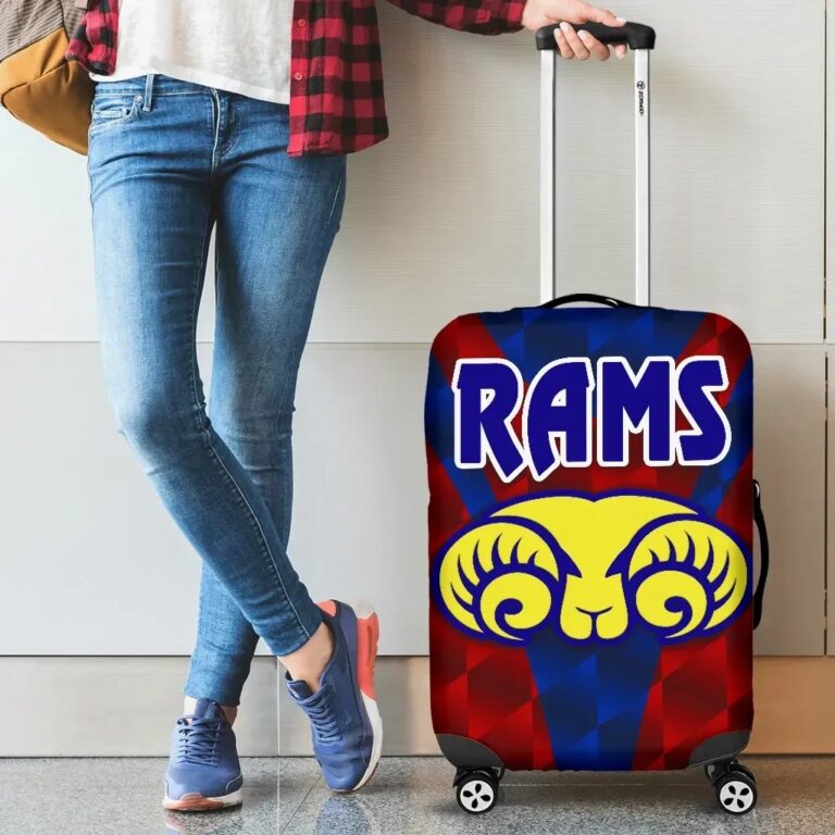 AFL Adelaide Crows Luggage Covers Rams Merino Original - Red K8