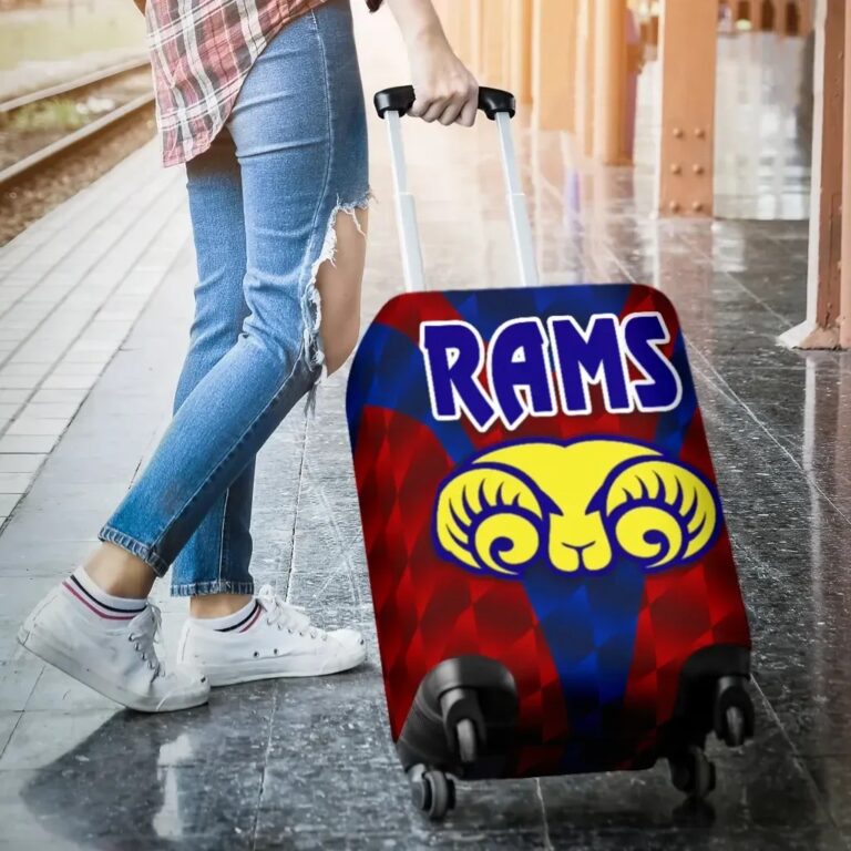 AFL Adelaide Crows Luggage Covers Rams Merino Original - Red K8