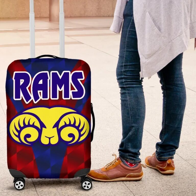 AFL Adelaide Crows Luggage Covers Rams Merino Original - Red K8