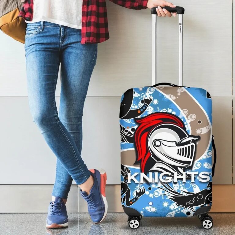 NRL Knights Luggage Covers Aboriginal 2 TH4