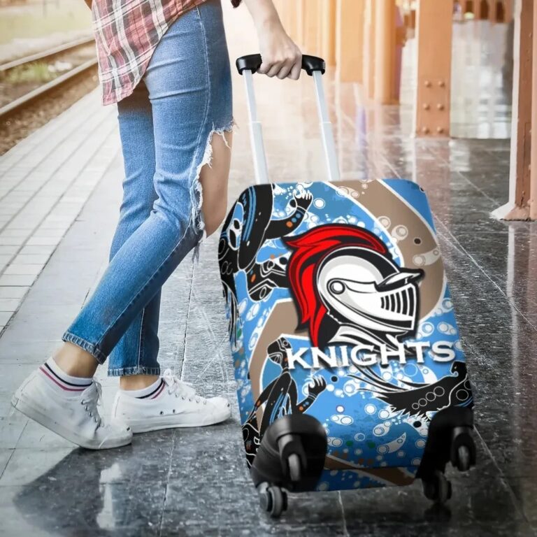 NRL Knights Luggage Covers Aboriginal 2 TH4