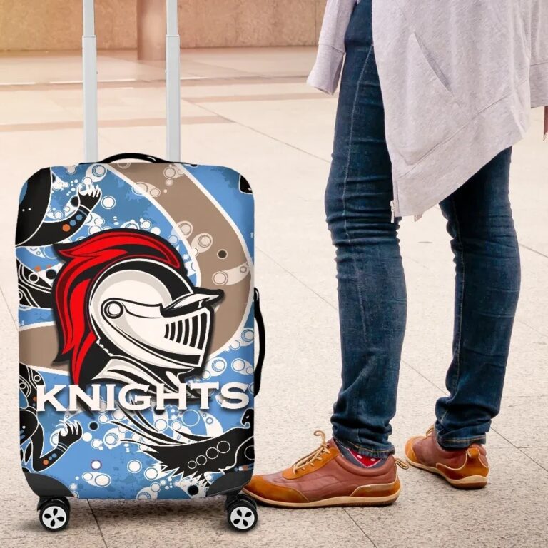 NRL Knights Luggage Covers Aboriginal 2 TH4
