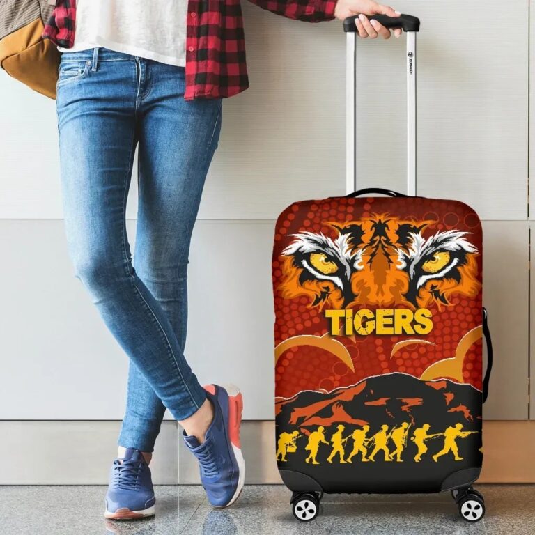 NRL Wests Luggage Covers Tigers Anzac Country Style K36