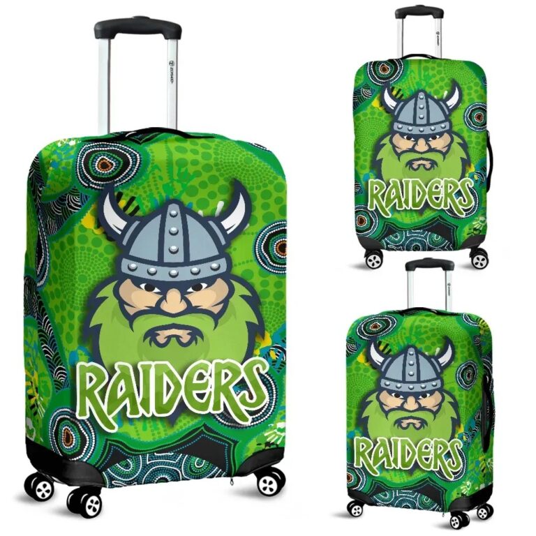 NRL Canberra Luggage Covers Raiders Viking Indigenous K8