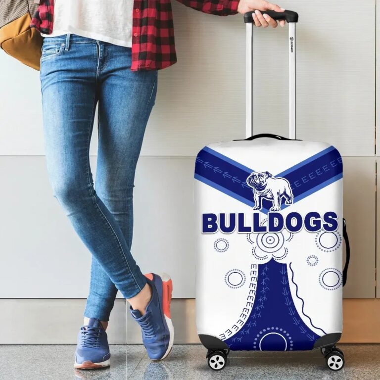 NRL Canterbury-Bankstown Bulldogs Luggage Covers Simple ?Indigenous K8