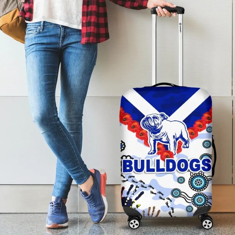 NRL Canterbury-Bankstown Bulldogs Luggage Covers Anzac Day ?Indigenous K8