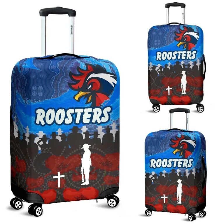 NRL Sydney Roosters Aboriginal Luggage Covers Prairie Style K36
