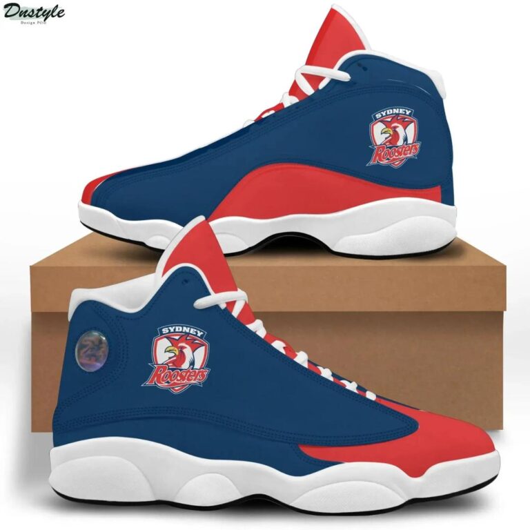 NRL Sydney Roosters Red Blue Air Jordan 13 Shoes